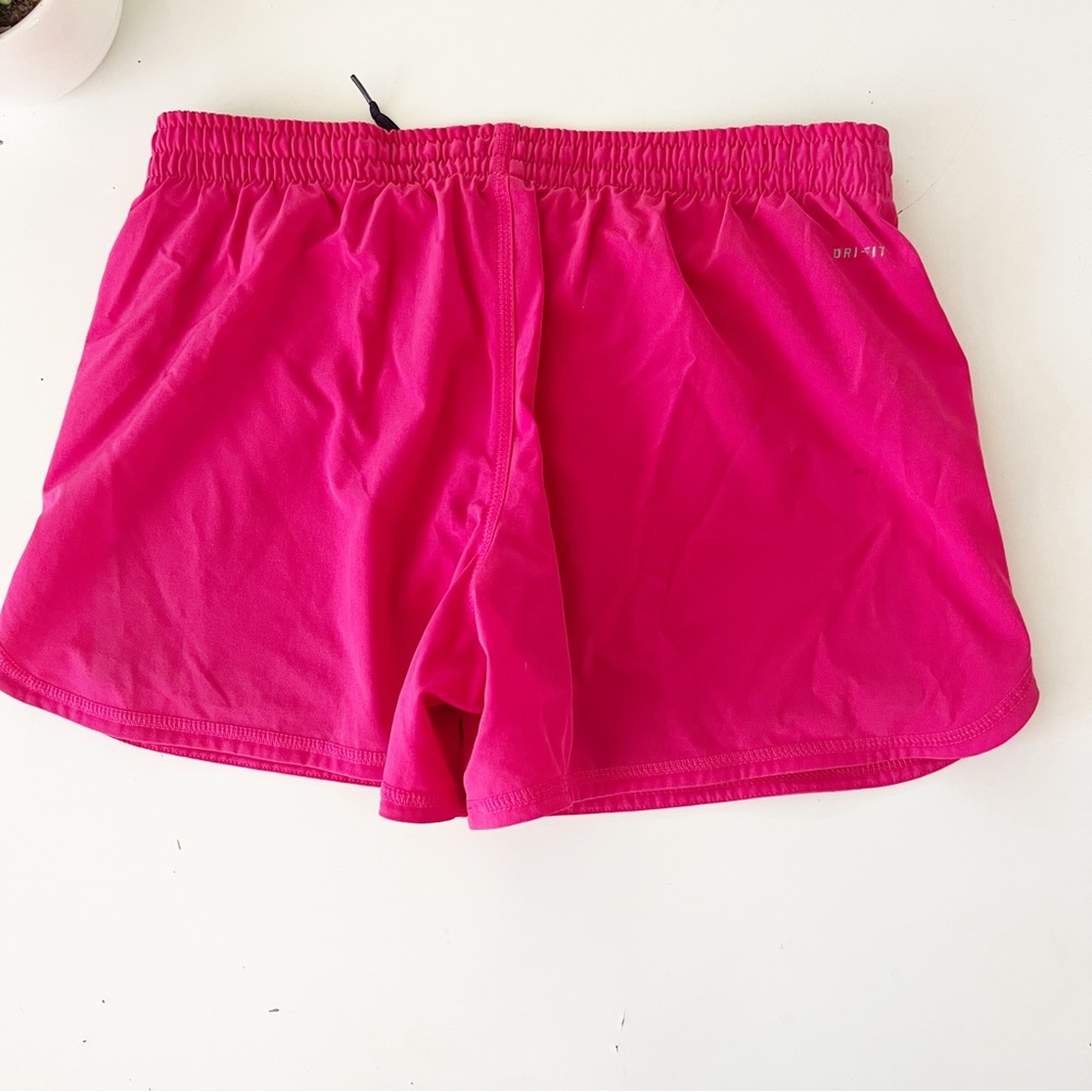 Nike Women's Phantom 2-in-1 Running /Training Shorts in Hyper Pink & Black - Picture 6 of 14